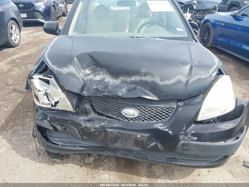 2007 Kia Rio VIN KNADE123476261068 IAAI salvage auction — FRONT END, Salvage (Texas), sold $25 on 2026-07-21 (photo 6)