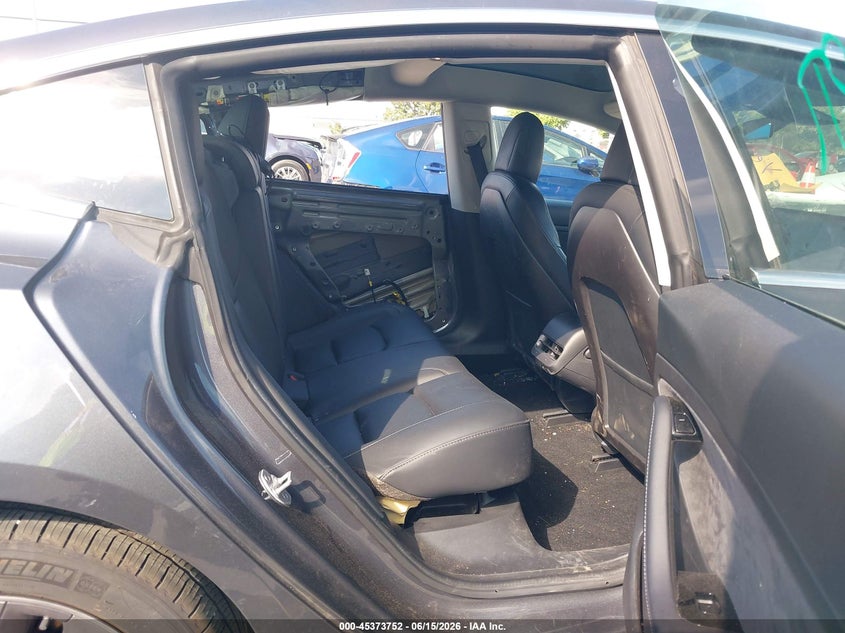2020 Tesla Model 3 VIN 5YJ3E1EAXLF739310 IAAI salvage auction — LEFT REAR, Salvage Title, sold $6,000 on 2026-07-13 (photo 8)