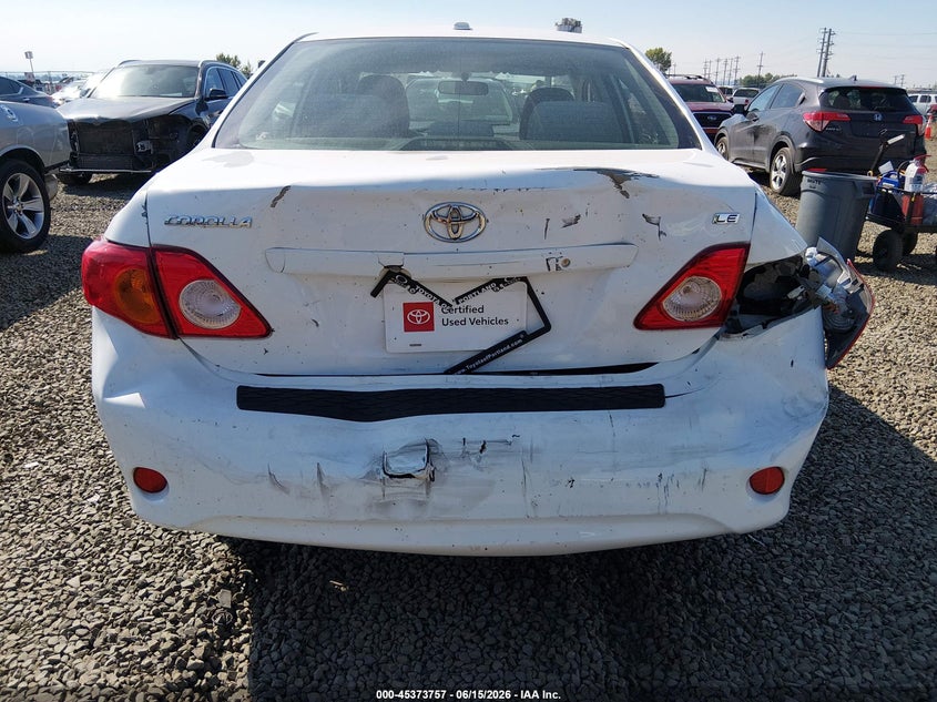 2010 Toyota Corolla VIN JTDBU4EE5AJ060246 IAAI salvage auction — REAR END, Salvage (Oregon), sold $1,000 on 2026-07-23 (photo 6)