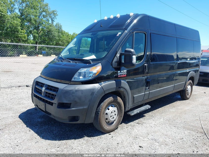 2019 Ram Promaster 2500 VIN 3C6TRVPG1KE566138 IAAI salvage auction — NORMAL WEAR, Sf97 (Indiana), sold $14,300 on 2026-07-15 (photo 2)