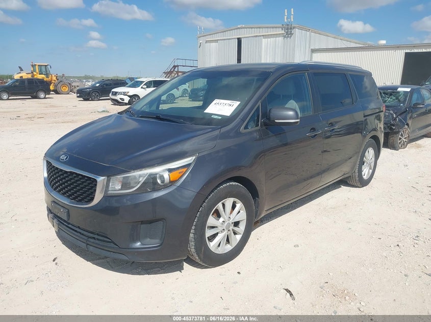 2016 Kia SEDONA VIN KNDMB5C11G6089310 IAAI salvage auction — NORMAL WEAR, Clear (Utah), sold $1,250 on 2026-07-09 (photo 2)
