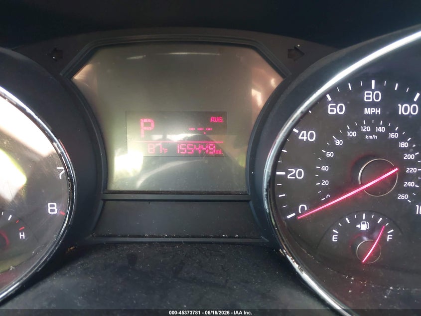 2016 Kia SEDONA VIN KNDMB5C11G6089310 IAAI salvage auction — NORMAL WEAR, Clear (Utah), sold $1,250 on 2026-07-09 (photo 7)