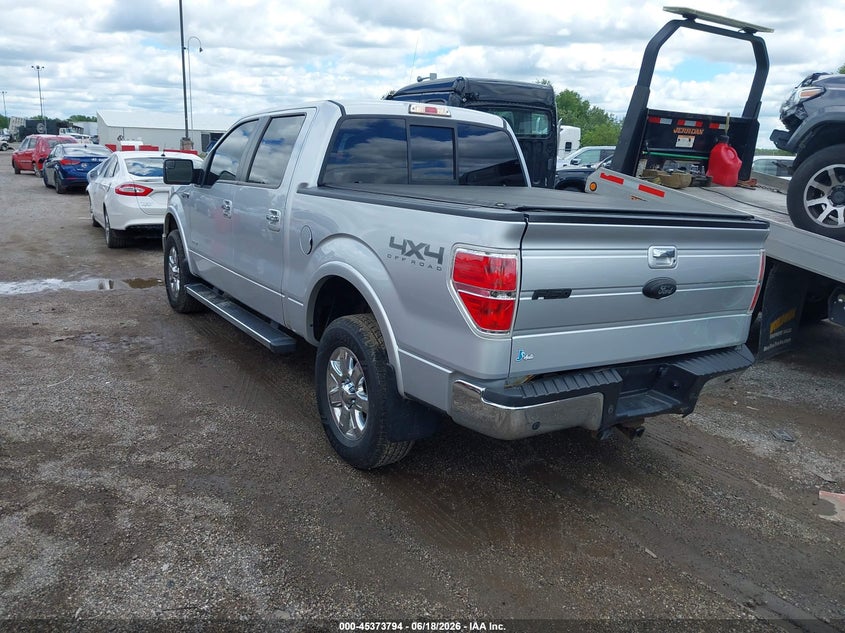 2013 Ford F-150 VIN 1FTFW1ET3DKG30042 IAAI salvage auction — REAR END, Salvage Title, sold $3,300 on 2026-07-28 (photo 3)