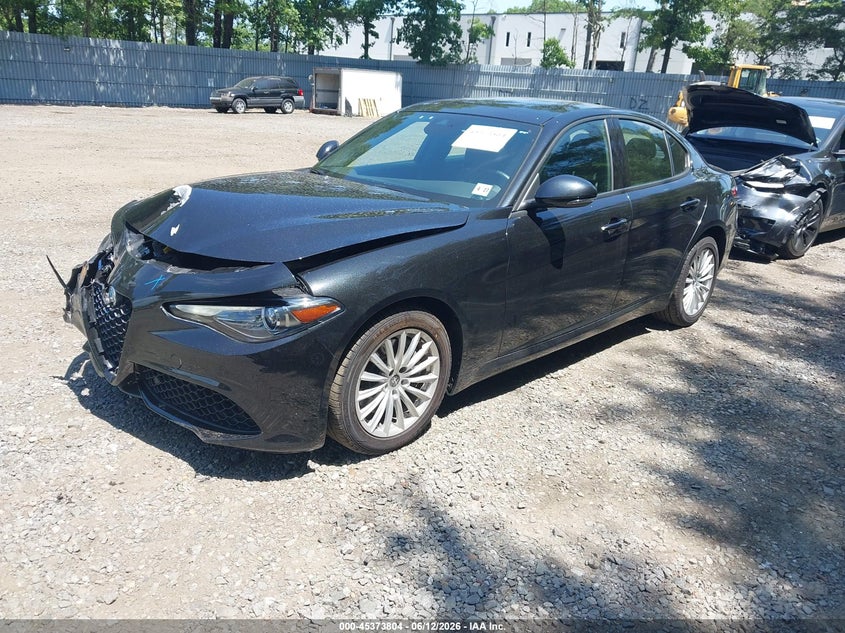 2022 Alfa romeo Giulia VIN ZARFANAN2N7663329 IAAI salvage auction — FRONT END, Salvage (New Jersey), sold $7,075 on 2026-07-29 (photo 2)