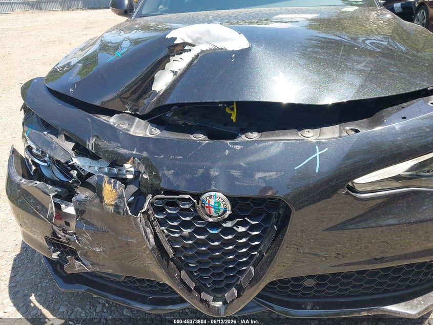 2022 Alfa romeo Giulia VIN ZARFANAN2N7663329 IAAI salvage auction — FRONT END, Salvage (New Jersey), sold $7,075 on 2026-07-29 (photo 6)