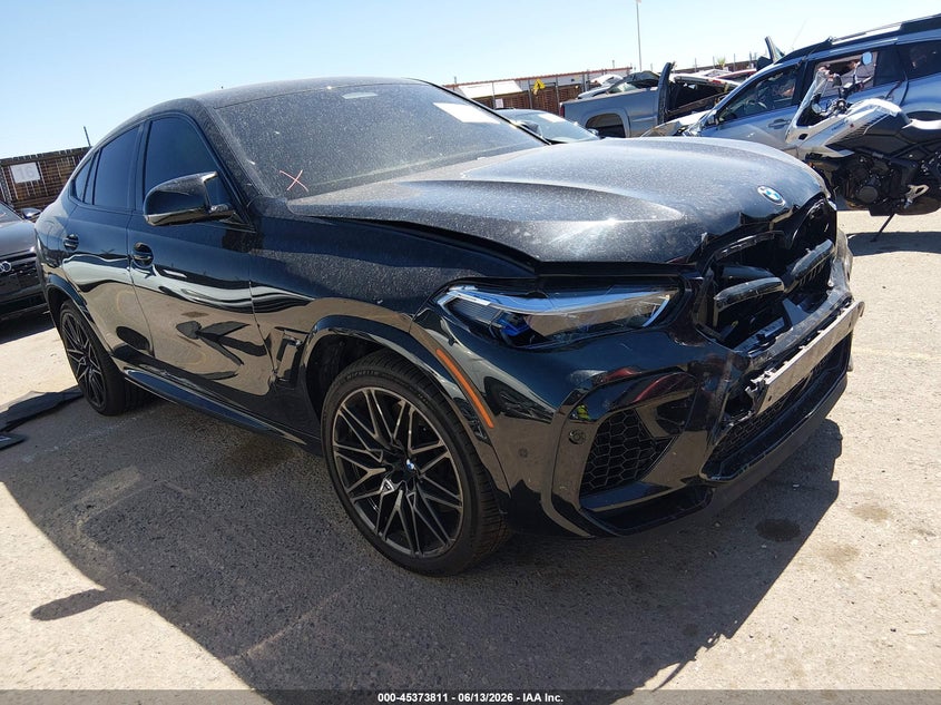 2020 BMW X6 m VIN 5YMCY0C0XL9C57310 IAAI salvage auction — FRONT END, Certificate Of Destruction (Florida), sold $29,250 on 2026-07-21 (photo 1)