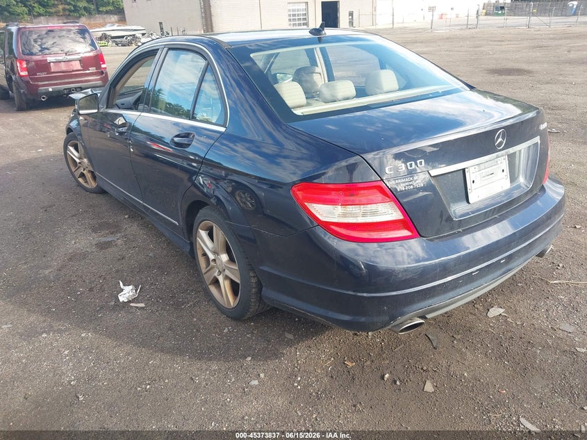 2010 Mercedes-benz C class VIN WDDGF8BB6AR121273 IAAI salvage auction — LEFT FRONT, Clear (Massachusetts), sold $425 on 2026-07-24 (photo 3)