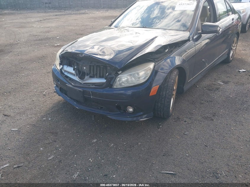 2010 Mercedes-benz C class VIN WDDGF8BB6AR121273 IAAI salvage auction — LEFT FRONT, Clear (Massachusetts), sold $425 on 2026-07-24 (photo 6)