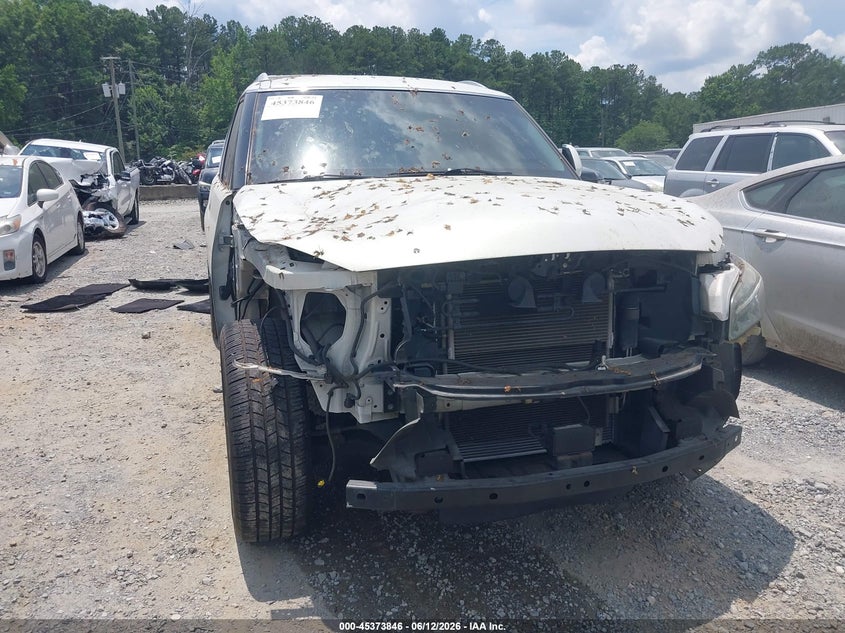 2012 Infiniti Qx56 VIN JN8AZ2NE2C9016876 IAAI salvage auction — FRONT & REAR, Salvage (Georgia), sold $2,550 on 2026-07-28 (photo 1)