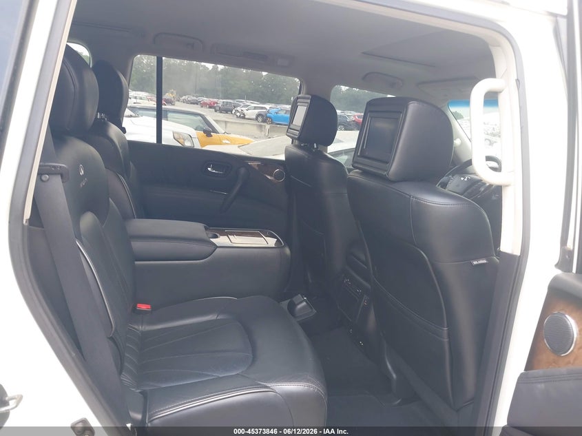 2012 Infiniti Qx56 VIN JN8AZ2NE2C9016876 IAAI salvage auction — FRONT & REAR, Salvage (Georgia), sold $2,550 on 2026-07-28 (photo 8)