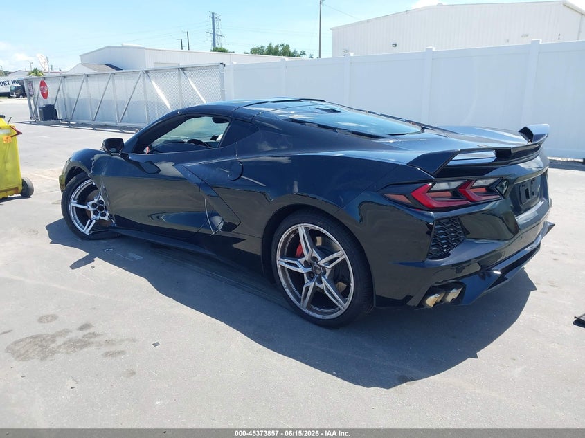 2022 Chevrolet Corvette VIN 1G1YC2D46N5112730 IAAI salvage auction — FRONT END, Wait Title, sold $28,000 on 2026-07-31 (photo 3)