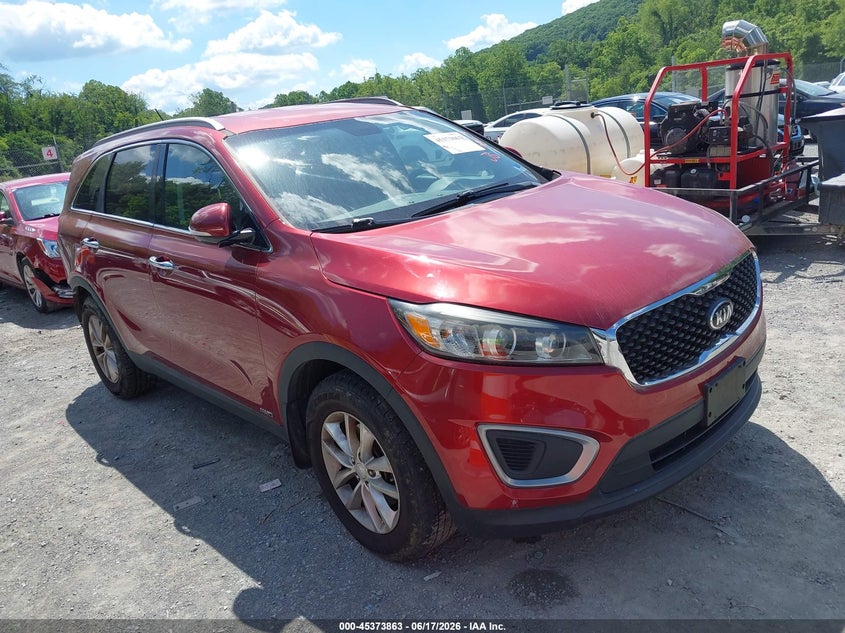 2016 Kia Sorento VIN 5XYPGDA30GG111307 IAAI salvage auction — REAR END, Clear (Virginia), sold $1,350 on 2026-07-21 (photo 1)