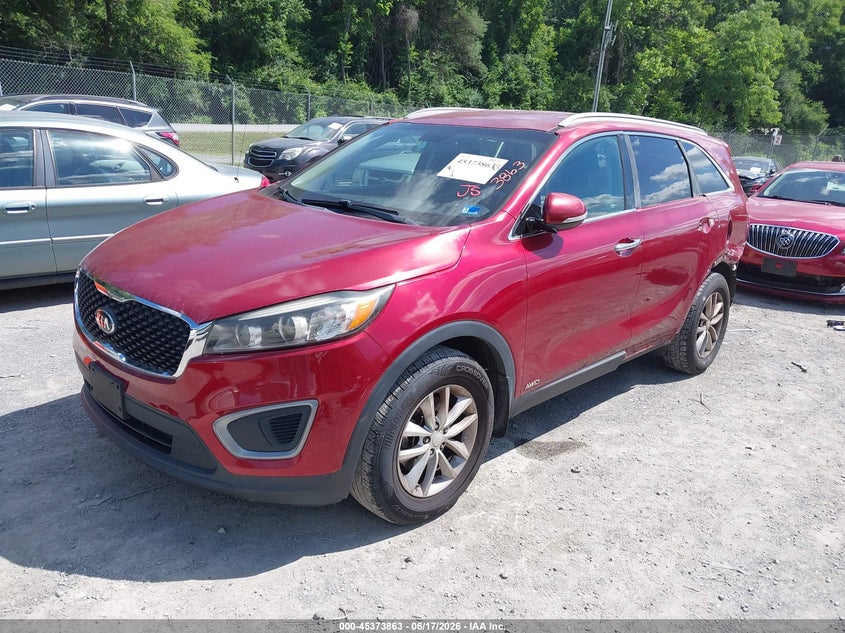 2016 Kia Sorento VIN 5XYPGDA30GG111307 IAAI salvage auction — REAR END, Clear (Virginia), sold $1,350 on 2026-07-21 (photo 2)