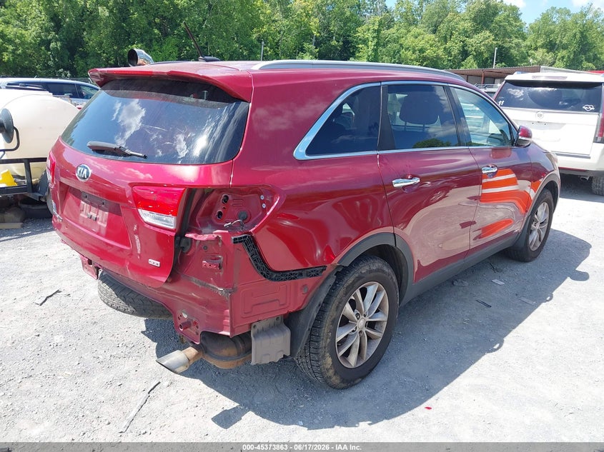 2016 Kia Sorento VIN 5XYPGDA30GG111307 IAAI salvage auction — REAR END, Clear (Virginia), sold $1,350 on 2026-07-21 (photo 4)