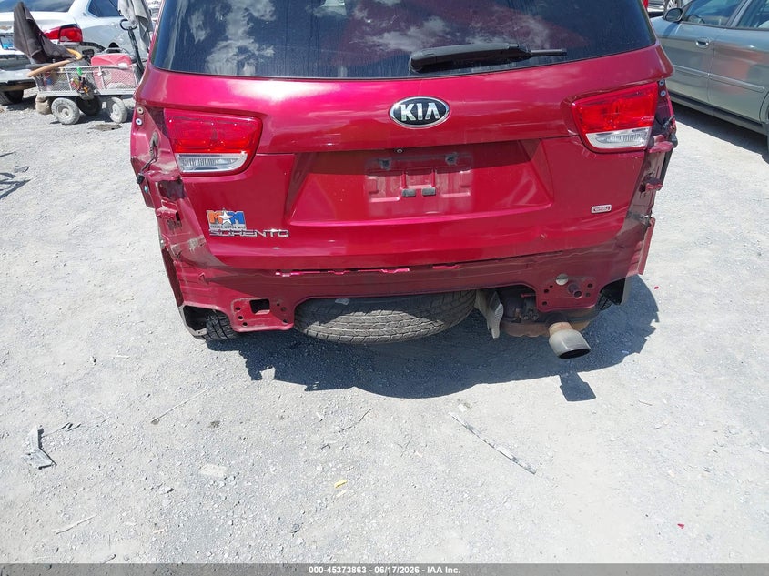 2016 Kia Sorento VIN 5XYPGDA30GG111307 IAAI salvage auction — REAR END, Clear (Virginia), sold $1,350 on 2026-07-21 (photo 6)