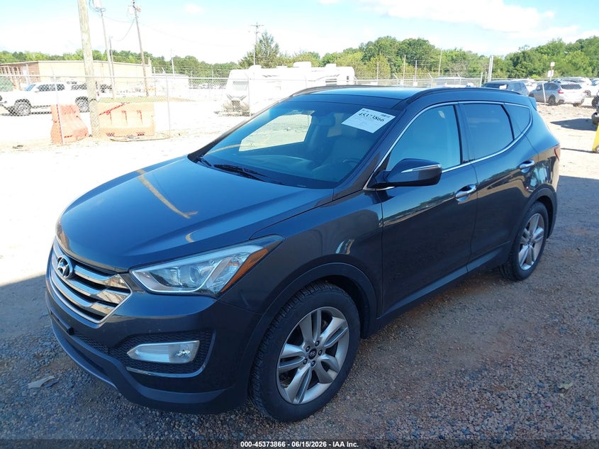 2016 Hyundai Santa fe VIN 5XYZW4LA5GG368051 IAAI salvage auction — UNDERCARRIAGE, Salvage Title, sold $2,250 on 2026-07-30 (photo 2)