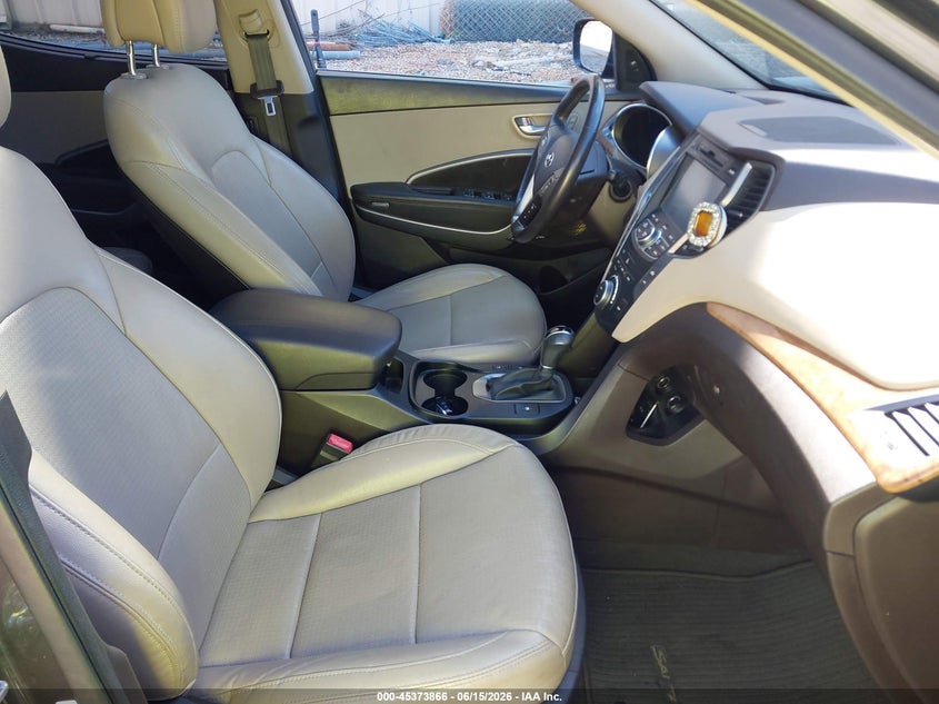 2016 Hyundai Santa fe VIN 5XYZW4LA5GG368051 IAAI salvage auction — UNDERCARRIAGE, Salvage Title, sold $2,250 on 2026-07-30 (photo 5)