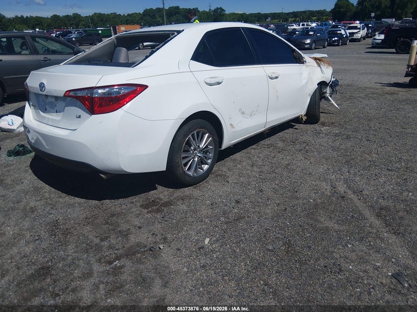 2015 Toyota Corolla VIN 5YFBURHE7FP359748 IAAI salvage auction — FRONT END, Salvage - Greater Than 75% (Maryland), sold $1,000 on 2026-07-24 (photo 4)