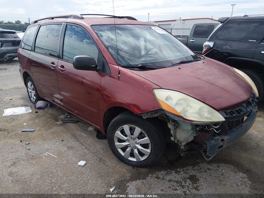 2007 Toyota Sienna VIN 5TDZK23C97S072079 IAAI salvage auction — SIDE, Salvage (Louisiana), sold $375 on 2026-07-15 (photo 1)