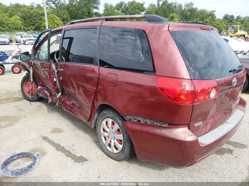 2007 Toyota Sienna VIN 5TDZK23C97S072079 IAAI salvage auction — SIDE, Salvage (Louisiana), sold $375 on 2026-07-15 (photo 3)