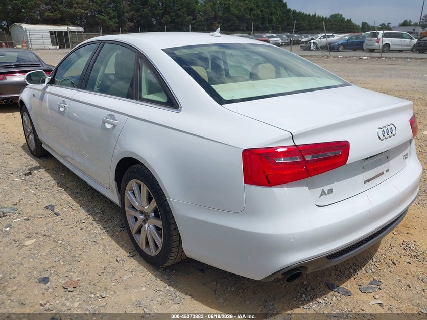 2012 Audi A6 VIN WAUHGAFC7CN061419 IAAI salvage auction — FRONT END, Clear (Virginia), sold $2,575 on 2026-07-13 (photo 3)