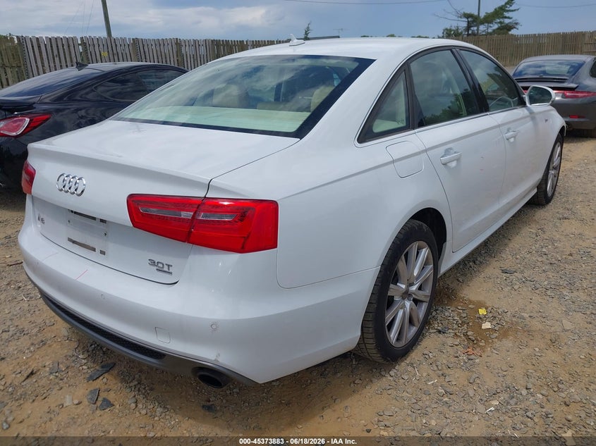 2012 Audi A6 VIN WAUHGAFC7CN061419 IAAI salvage auction — FRONT END, Clear (Virginia), sold $2,575 on 2026-07-13 (photo 4)