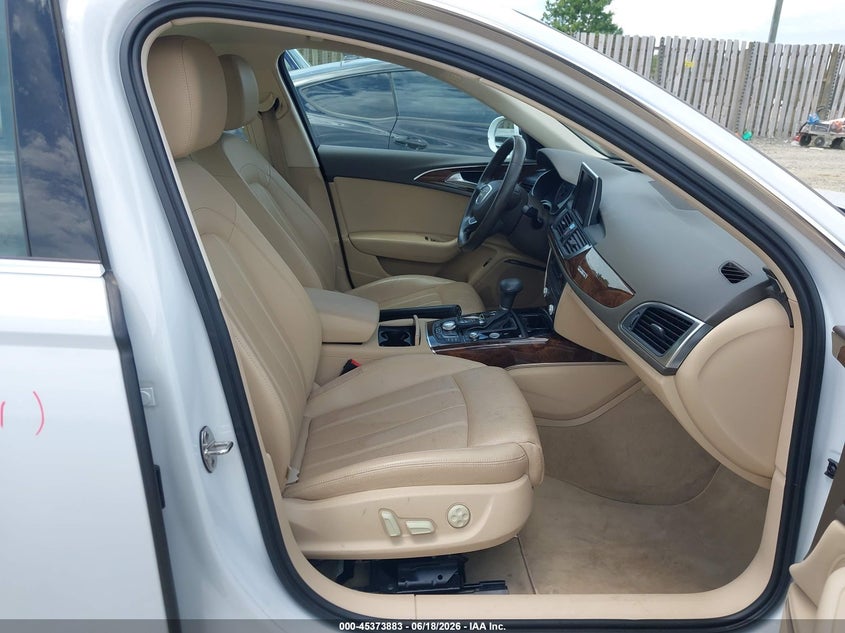 2012 Audi A6 VIN WAUHGAFC7CN061419 IAAI salvage auction — FRONT END, Clear (Virginia), sold $2,575 on 2026-07-13 (photo 5)