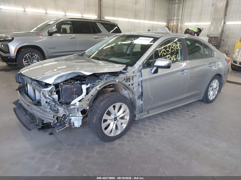 2017 Subaru LEGACY VIN 4S3BNAF63H3046251 IAAI salvage auction — FRONT END, Salvage (Minnesota), sold $1,400 on 2026-07-28 (photo 2)