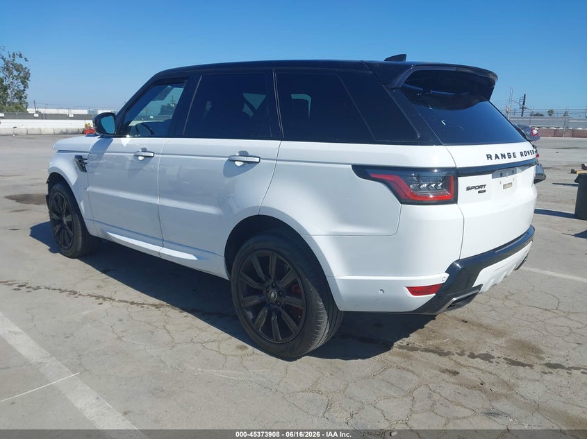 2020 Land rover Range rover sport VIN SALWS2RU5LA880626 IAAI salvage auction — FRONT END, Salvage (California), sold $15,075 on 2026-07-08 (photo 3)