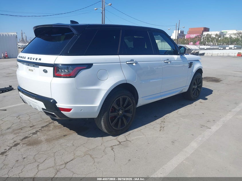 2020 Land rover Range rover sport VIN SALWS2RU5LA880626 IAAI salvage auction — FRONT END, Salvage (California), sold $15,075 on 2026-07-08 (photo 4)