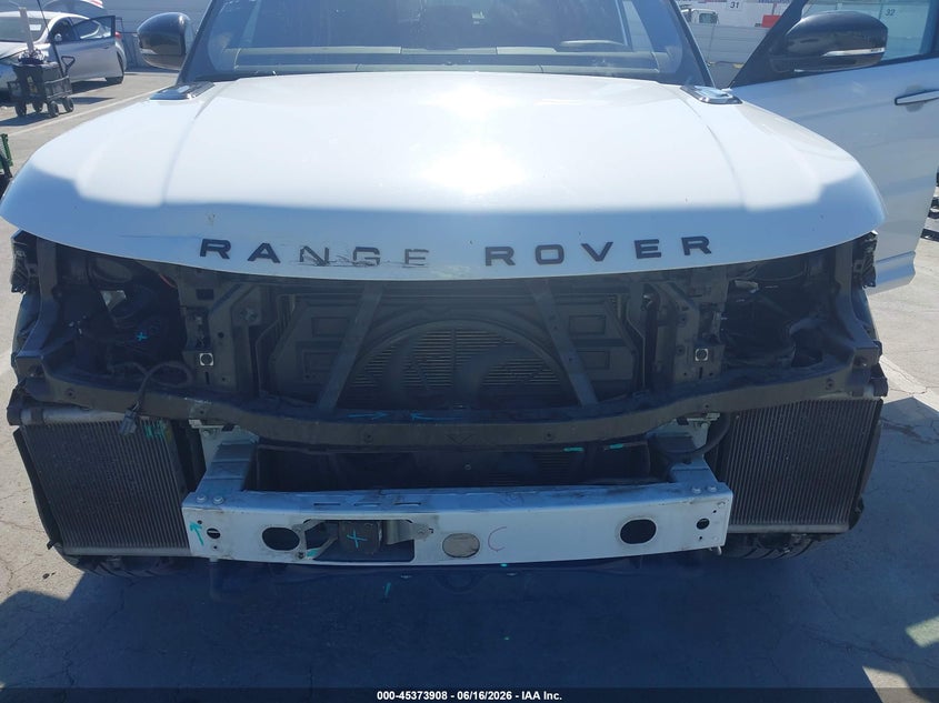 2020 Land rover Range rover sport VIN SALWS2RU5LA880626 IAAI salvage auction — FRONT END, Salvage (California), sold $15,075 on 2026-07-08 (photo 6)