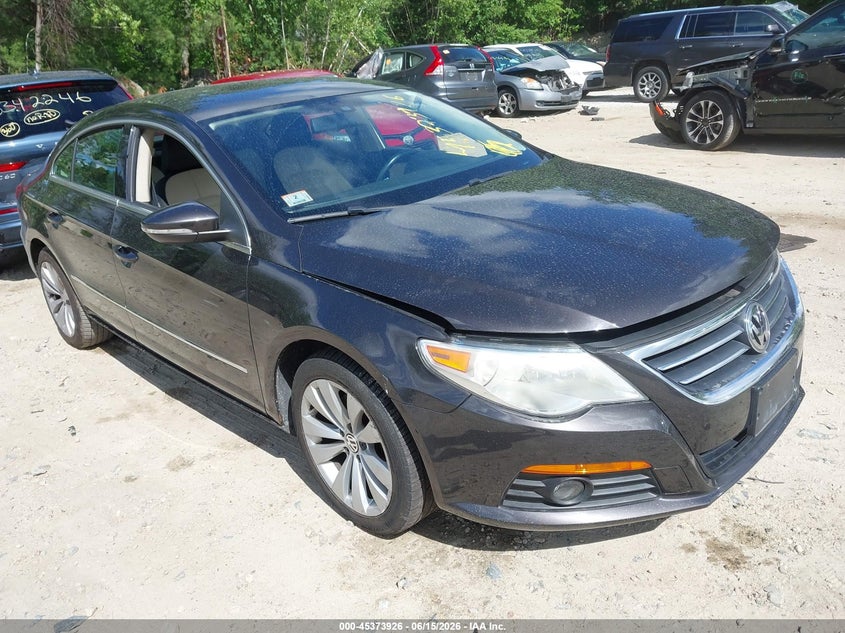 2010 Volkswagen Cc VIN WVWNL7AN1AE520857 IAAI salvage auction — UNKNOWN, Salvage (Massachusetts), sold $100 on 2026-08-04 (photo 1)