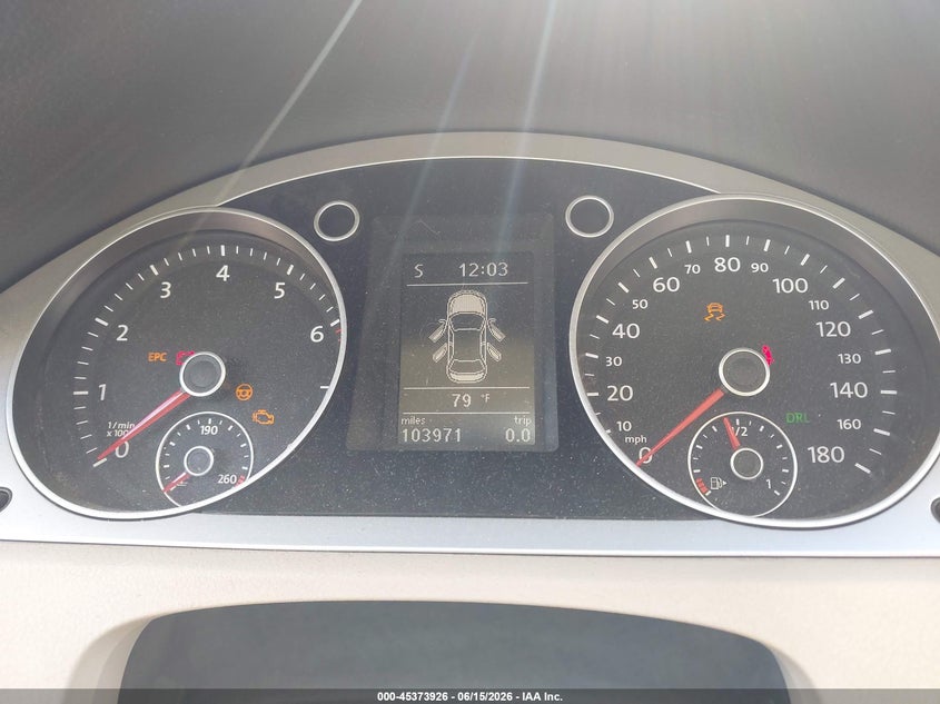 2010 Volkswagen Cc VIN WVWNL7AN1AE520857 IAAI salvage auction — UNKNOWN, Salvage (Massachusetts), sold $100 on 2026-08-04 (photo 7)