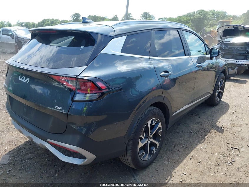 2025 Kia Sportage VIN 5XYK3CDF4SG247065 IAAI salvage auction — ALL OVER, Salvage Title, sold $1,650 on 2026-07-21 (photo 4)