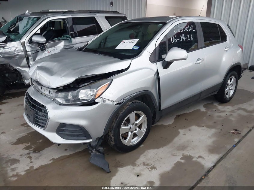 2018 Chevrolet Trax VIN KL7CJKSB8JB632882 IAAI salvage auction — FRONT END, Salvage (Texas), sold $1,025 on 2026-07-10 (photo 2)