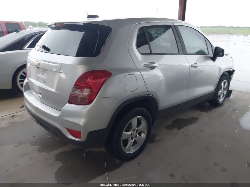 2018 Chevrolet Trax VIN KL7CJKSB8JB632882 IAAI salvage auction — FRONT END, Salvage (Texas), sold $1,025 on 2026-07-10 (photo 4)