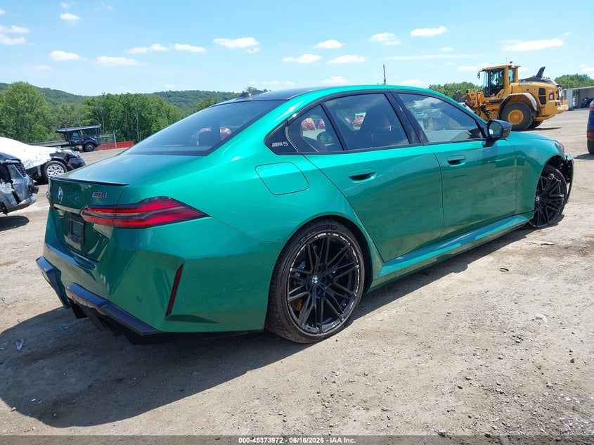 2026 BMW M5 VIN WBS83FK00TCW75661 IAAI salvage auction — FRONT END, Salvage Title, sold $81,750 on 2026-08-24 (photo 4)