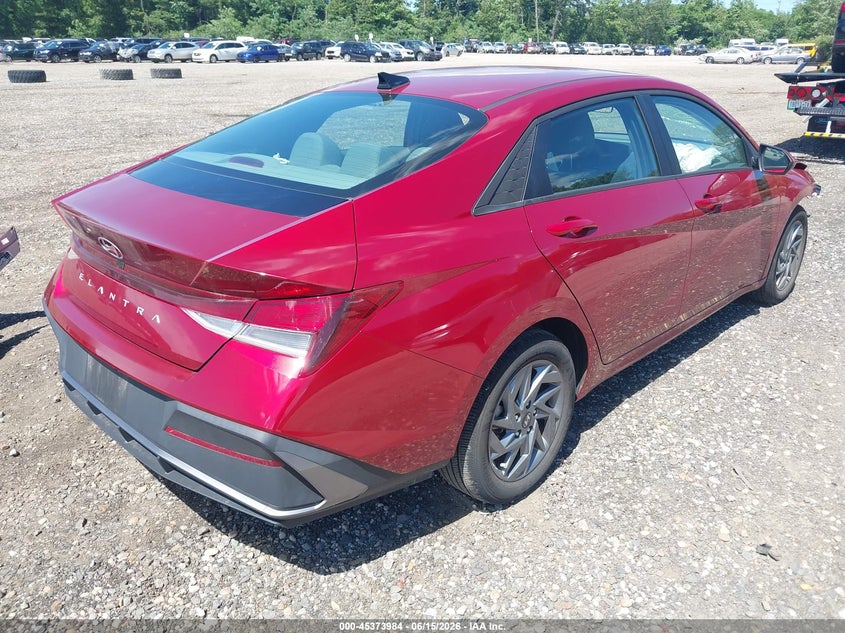 2024 Hyundai Elantra VIN KMHLM4DG3RU754785 IAAI salvage auction — FRONT END, Salvage Title, sold $25 on 2026-07-28 (photo 4)
