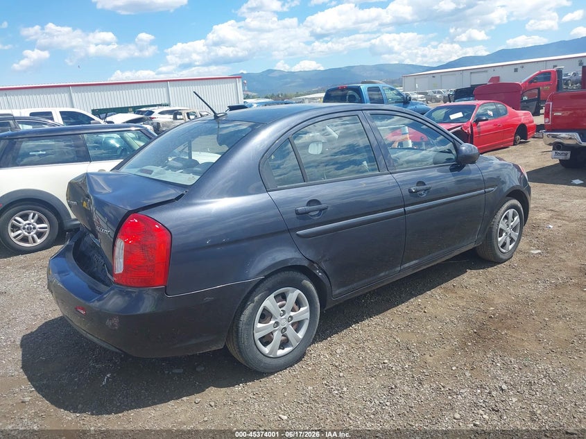 2010 Hyundai Accent VIN KMHCN4AC9AU483783 IAAI salvage auction — FRONT & REAR, Bill Of Sale (Washington), sold $500 on 2026-07-14 (photo 4)