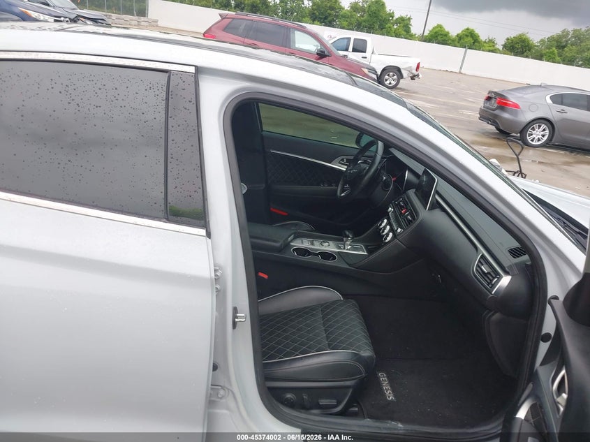 2021 Genesis G70 VIN KMTG34LE5MU074499 IAAI salvage auction — LEFT SIDE, Salvage (Texas), sold $6,050 on 2026-07-17 (photo 5)