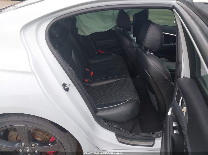 2021 Genesis G70 VIN KMTG34LE5MU074499 IAAI salvage auction — LEFT SIDE, Salvage (Texas), sold $6,050 on 2026-07-17 (photo 8)