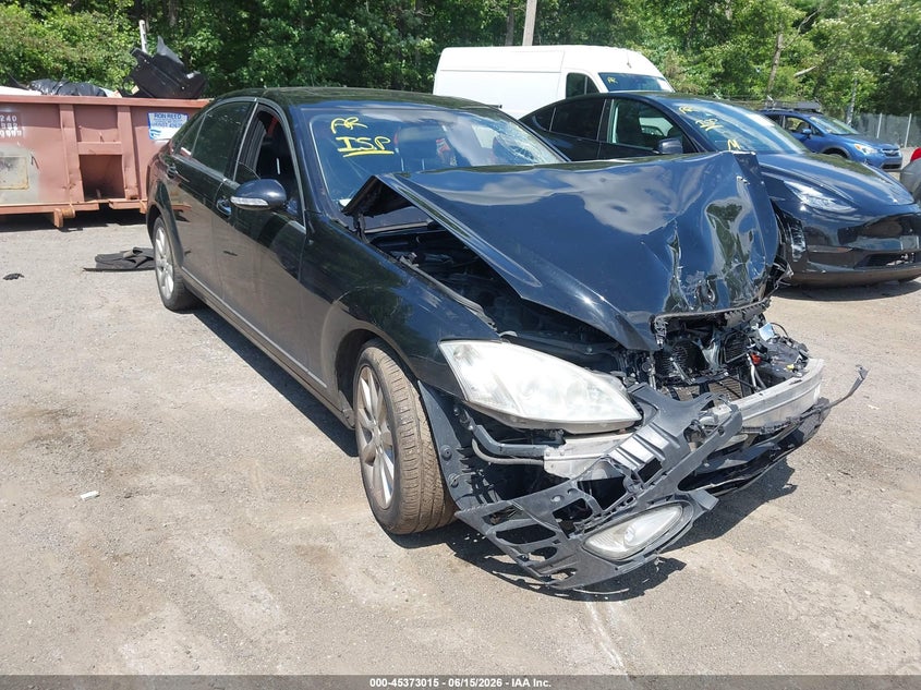 2008 Mercedes-benz S-klasse VIN WDDNG86X08A184968 IAAI salvage auction — FRONT END, Salvage - Greater Than 75% (Maryland), sold $475 on 2026-08-05 (photo 1)