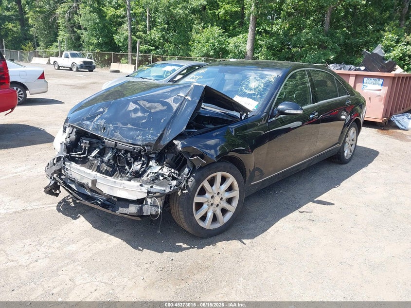 2008 Mercedes-benz S-klasse VIN WDDNG86X08A184968 IAAI salvage auction — FRONT END, Salvage - Greater Than 75% (Maryland), sold $475 on 2026-08-05 (photo 2)