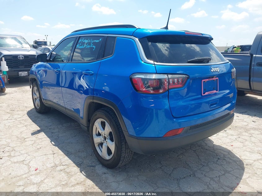 2019 Jeep Compass VIN 3C4NJCBB5KT843944 IAAI salvage auction — FRONT END, Salvage Title, sold $2,600 on 2026-07-24 (photo 3)