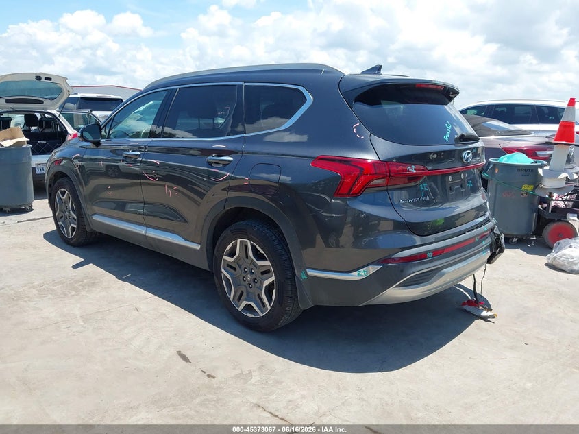 2022 Hyundai Santa fe VIN 5NMS44AL3NH441495 IAAI salvage auction — RIGHT REAR, Original (Texas), sold $7,200 on 2026-07-28 (photo 3)
