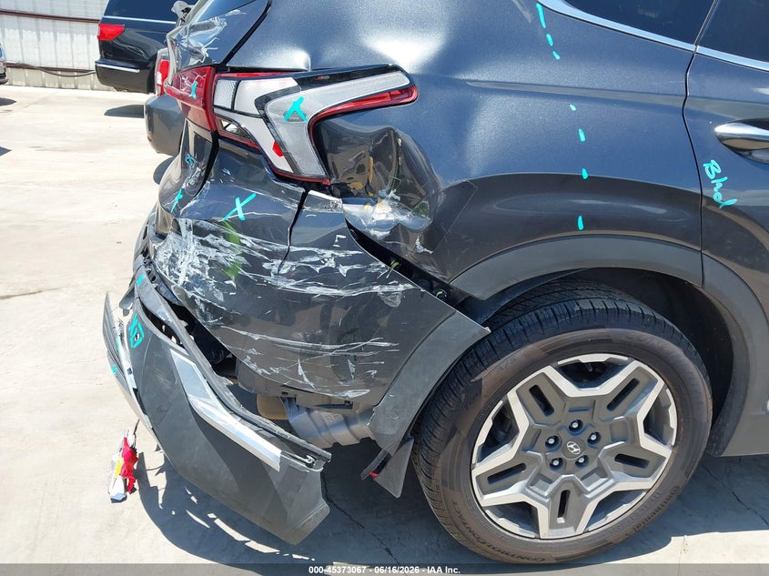 2022 Hyundai Santa fe VIN 5NMS44AL3NH441495 IAAI salvage auction — RIGHT REAR, Original (Texas), sold $7,200 on 2026-07-28 (photo 6)