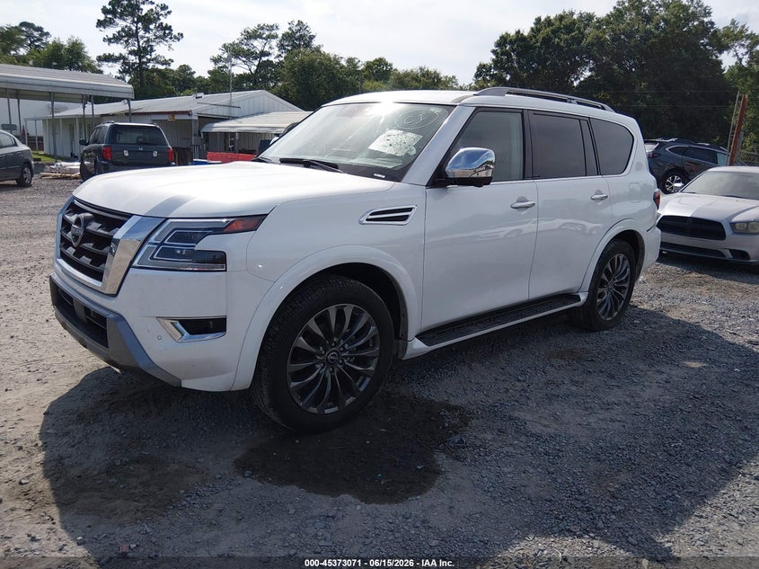 2023 Nissan Armada VIN JN8AY2DB4P9834965 IAAI salvage auction — Rear End, Clear (South Carolina), sold $22,600 on 2026-09-03 (photo 2)