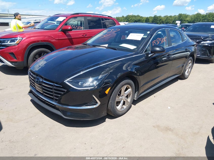 2022 Hyundai Sonata VIN 5NPEG4JA0NH133528 IAAI salvage auction — HAIL, Salvage (Ohio), sold $4,075 on 2026-07-21 (photo 2)