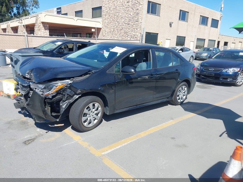 2022 Toyota Corolla VIN 5YFEPMAE7NP309187 IAAI salvage auction — FRONT END, Salvage (California), sold $3,450 on 2026-07-06 (photo 2)