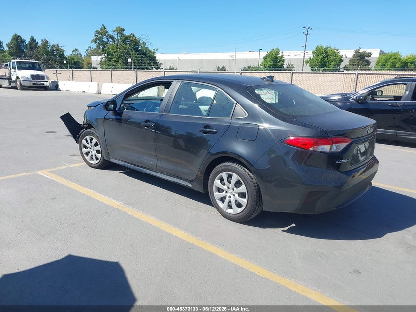 2022 Toyota Corolla VIN 5YFEPMAE7NP309187 IAAI salvage auction — FRONT END, Salvage (California), sold $3,450 on 2026-07-06 (photo 3)
